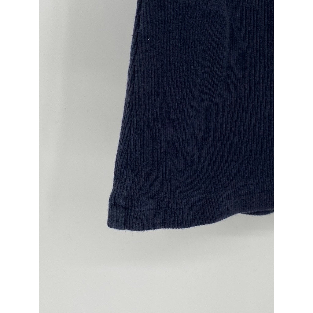 SAMSOE SAMSOE Women's Sky Captain Blue Ribbed Crewneck Alexo Tank Top SZ S