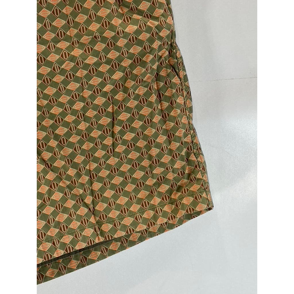 SCOTCH & SODA AMDSTERDAM Men's Tan Printed Drawstring Pull-On Shorts SZ SZ XL