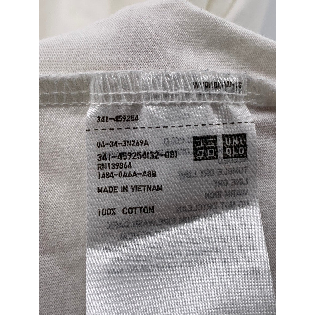 UNIQLO Men's White RF Short Sleeve Pocket Graphic T-Shirt SZ L