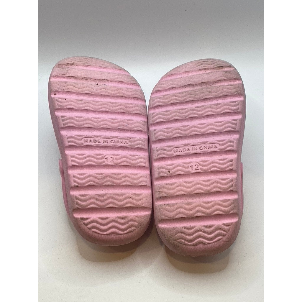 KOALA Kids' Pink TEVA Heel-Strap Open-Toe Slide Sandals SZ 12