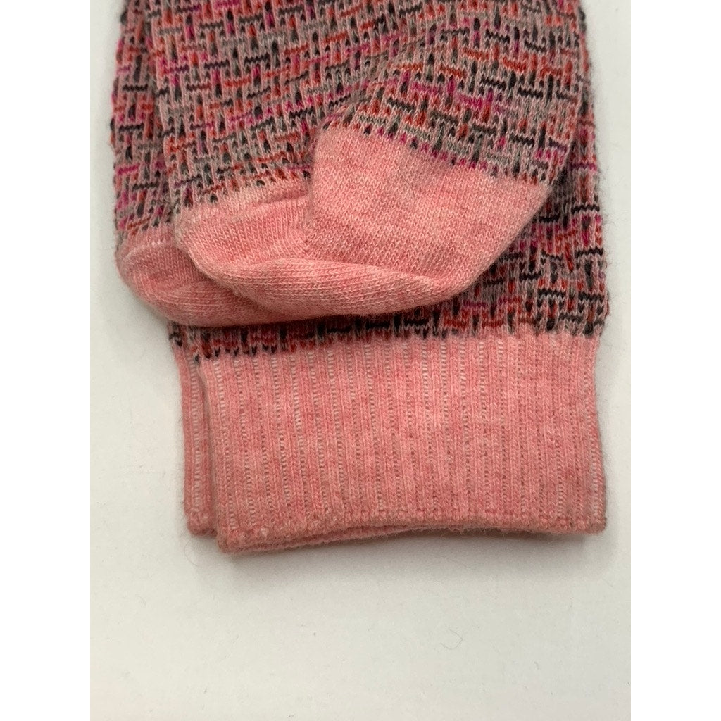 B.ELLA Women's Pink Knit Cotton-Blend Odette Knee Socks SZ OS