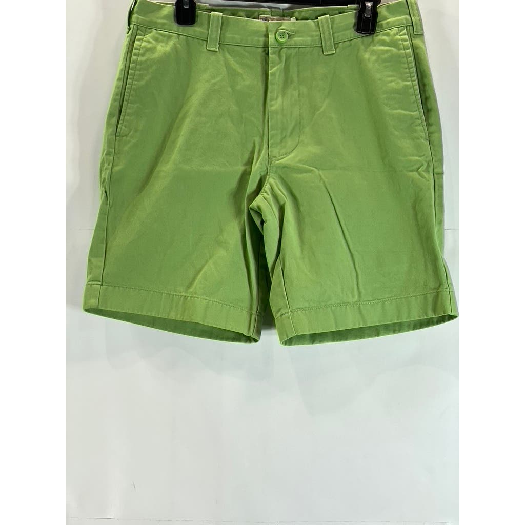 J.CREW Men's Green Four-Pocket Stretch 9" Chino Shorts SZ 33