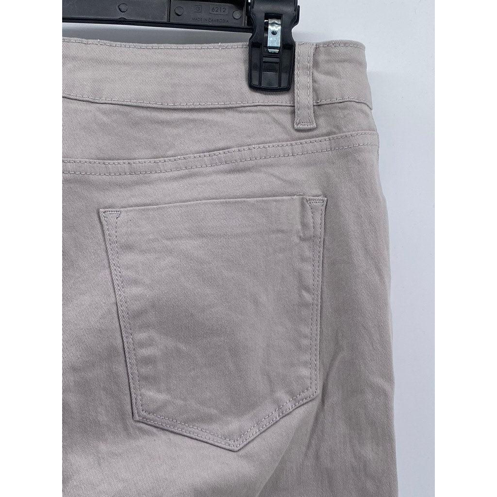 BLUE CONNECTION Women's Light Gray Regular-Fit Five-Pocket Skinny Jeans SZ 13