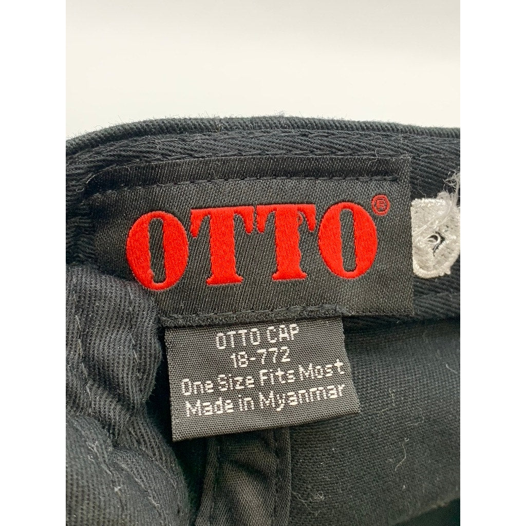 OTTO Men's Black-White Embroidered DayDream Logo Baseball Cap SZ OS