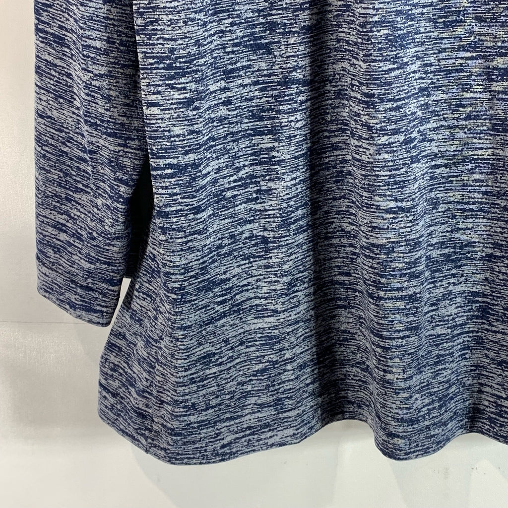 UNDER ARMOUR Men's Blue UA Tech Loose-Fit Half-Zip Lightweight Sweater SZ 2XL