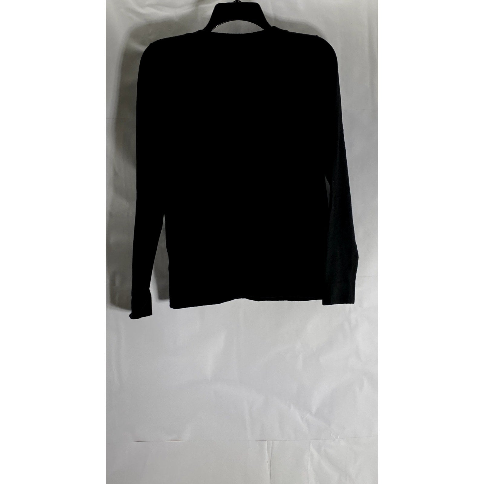 J. CREW MERCANTILE Women's Black Solid Crewneck Cotton-Blend Sweater SZ XS