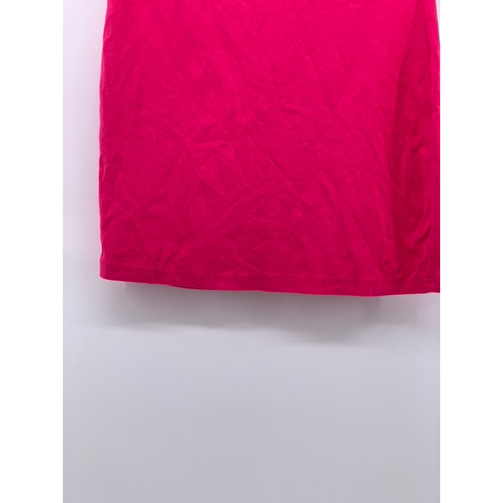 SHEIN Women's Hot Pink Casual Pull-On Straight Mini Skirt SZ 6