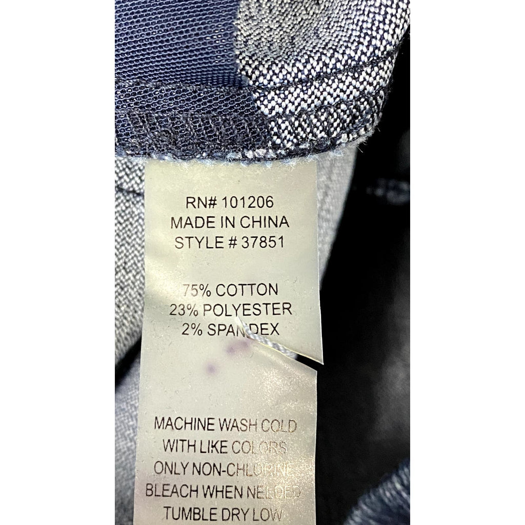 SOFT SURROUNDINGS Women's Petite Denim Mid-Rise Pull-On Capri Jeans SZ P/S