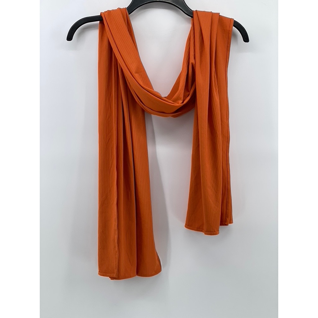 UNBRANDED Women's Burnt Orange Solid Scarf SZ OS