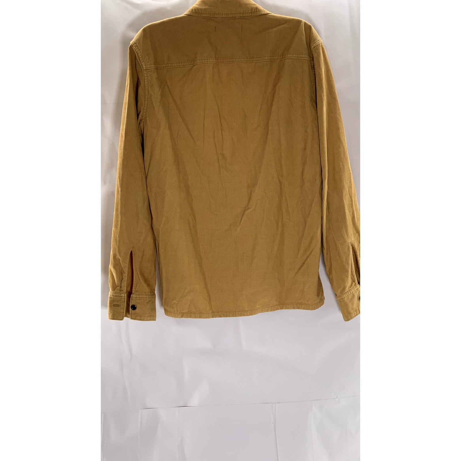 OUTERKNOWN Men's Tan Townes Corduroy Button-Up Long Sleeve Shirt SZ M