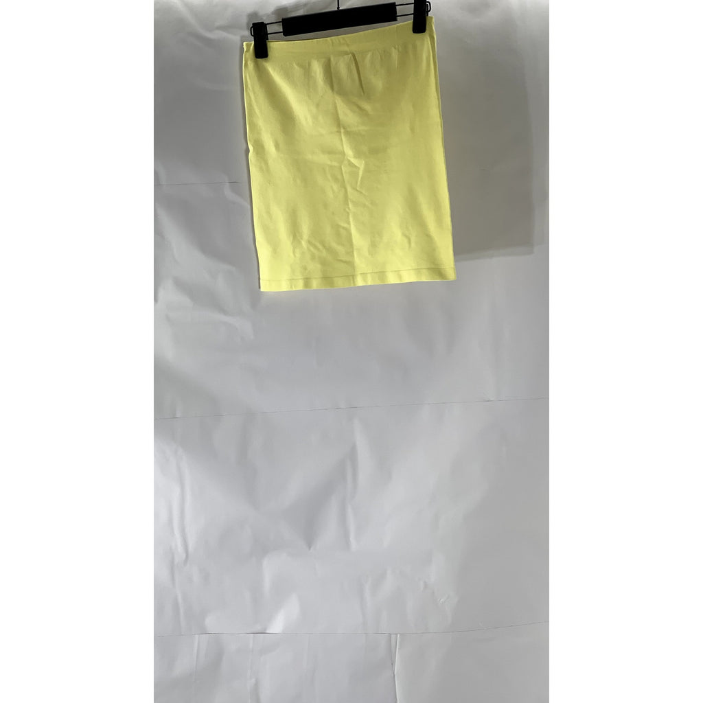 FREE PEOPLE INTIMATELY Women's Yellow Bandage Strapless Top SZ M/L