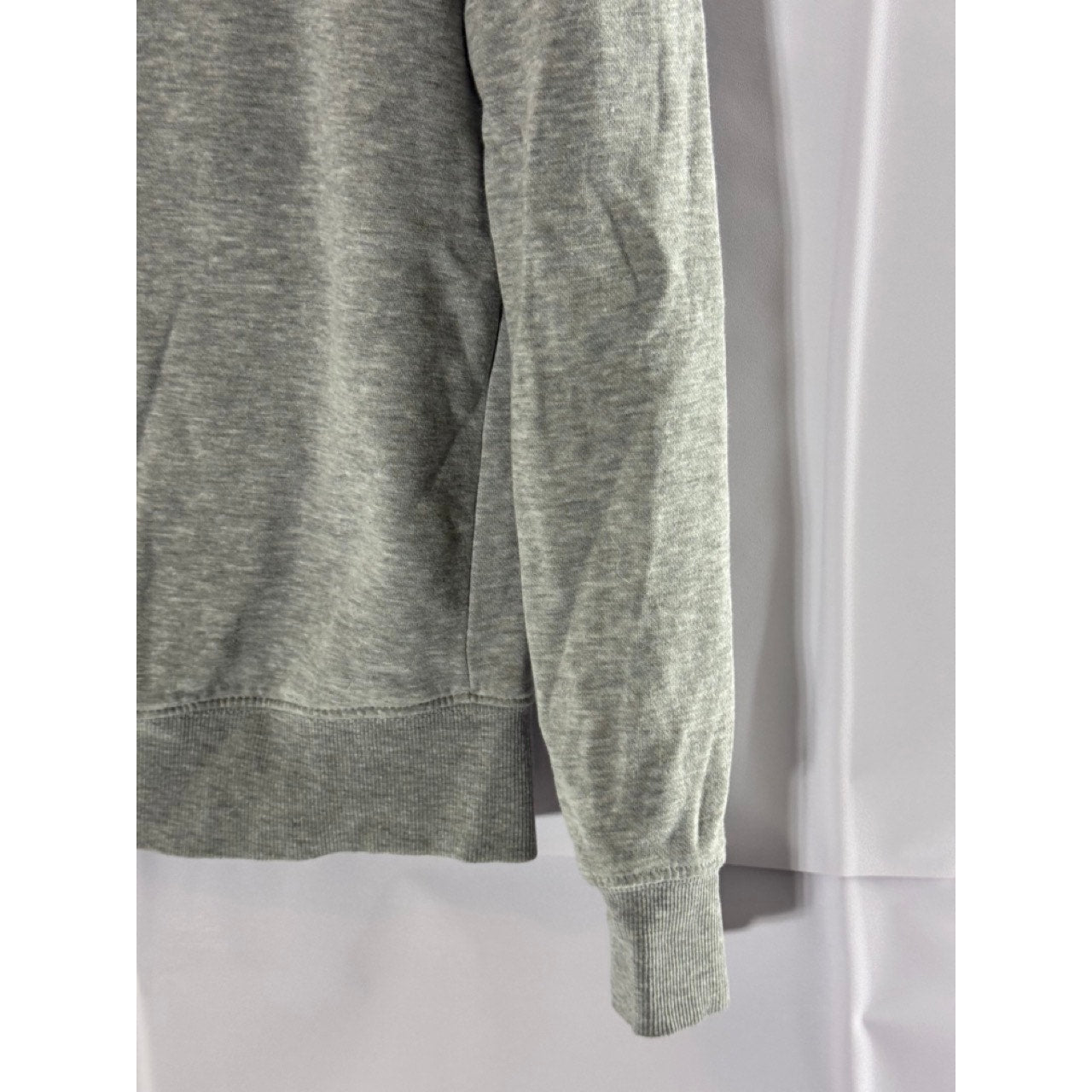 DIVIDED By H&M Women's Grey Heather Casual Zip-Up Hooded Sweater SZ XS