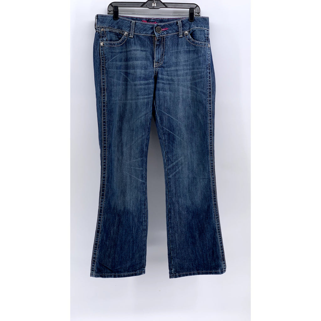 WRANGLER Women's Medium Wash Retro Mae Regular-Fit Bootcut Jeans SZ 32