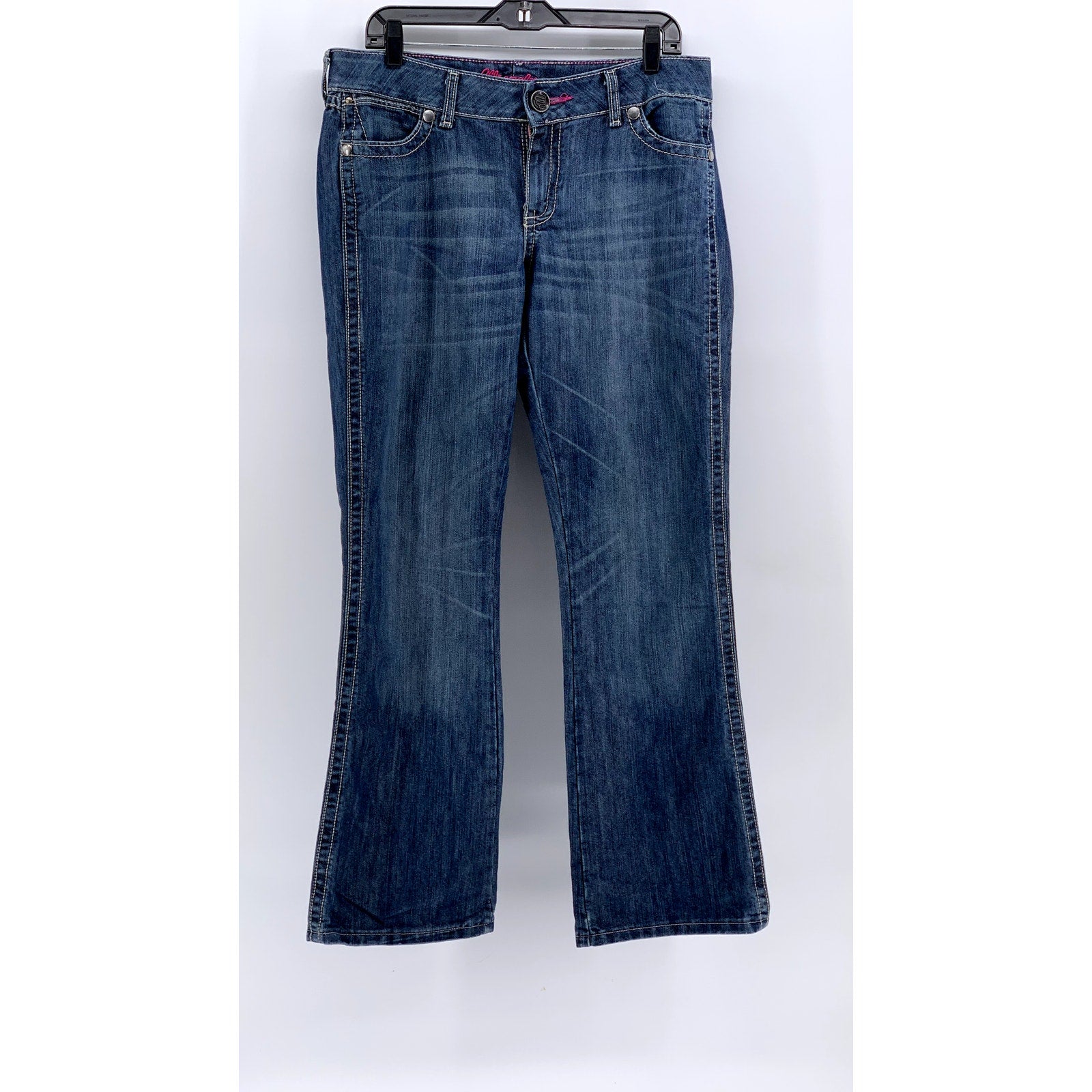 WRANGLER Women's Medium Wash Retro Mae Regular-Fit Bootcut Jeans SZ 32