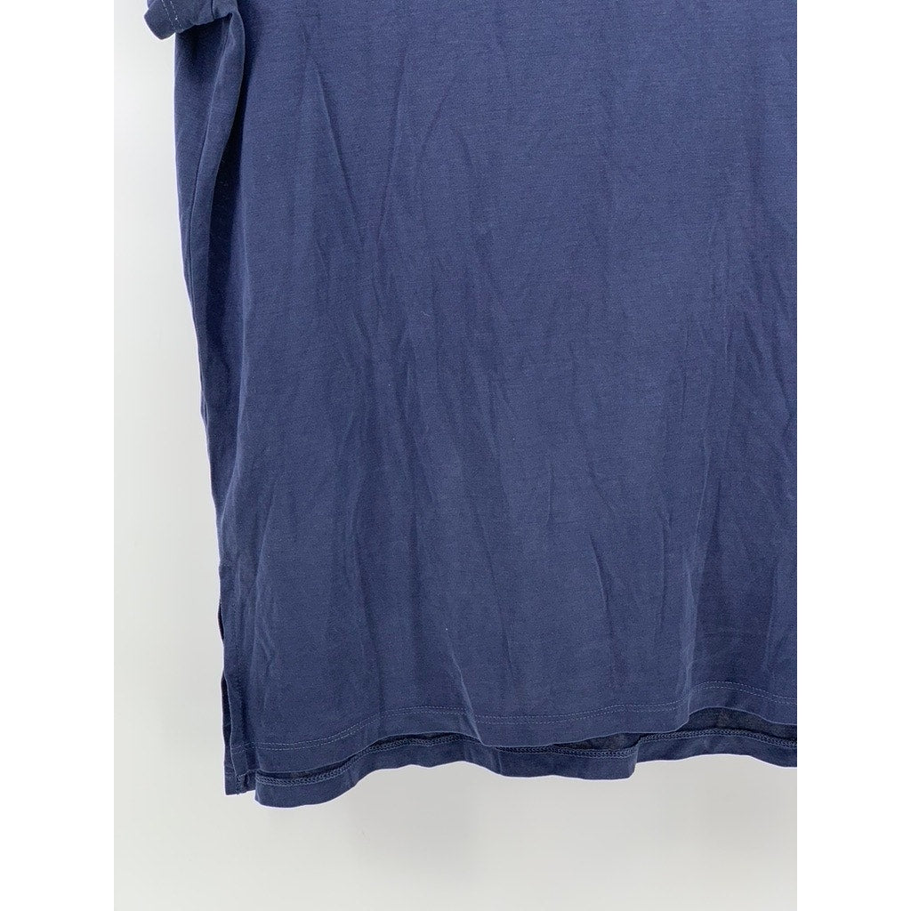 FOREVER 21 Women's Navy Crewneck Short Sleeve T-Shirt SZ L