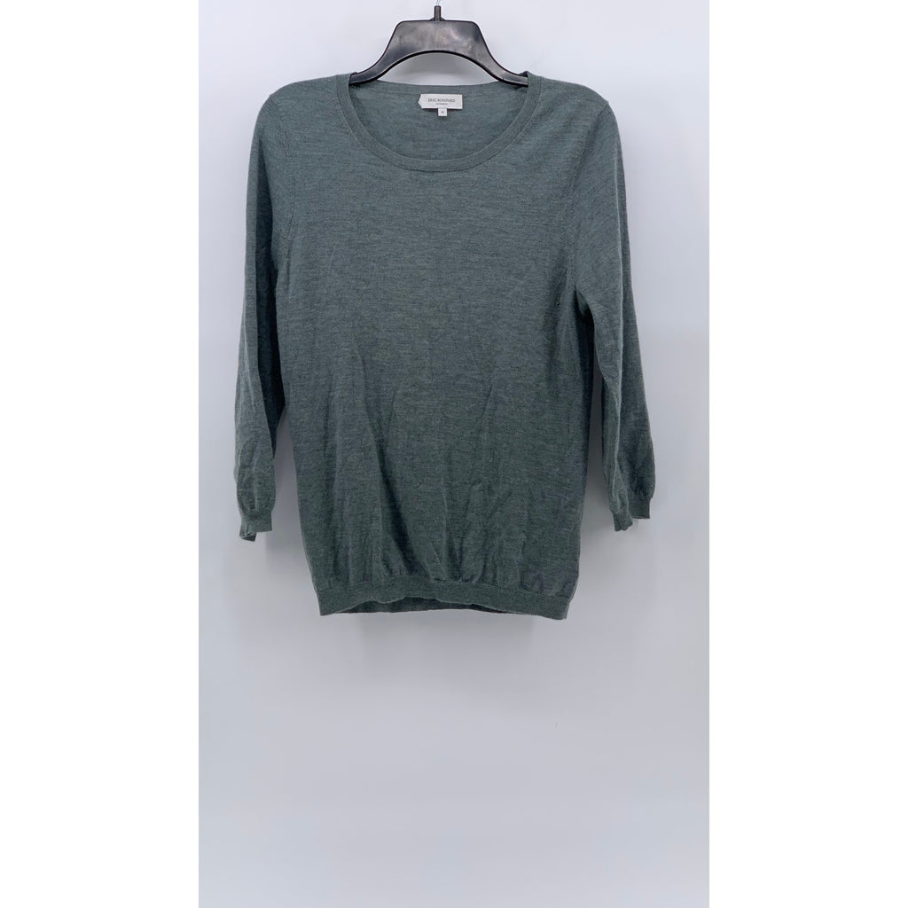 ERIC BOMPARD Men's Gray Cashmere Crewneck Knit Pullover Classic Sweater SZ M