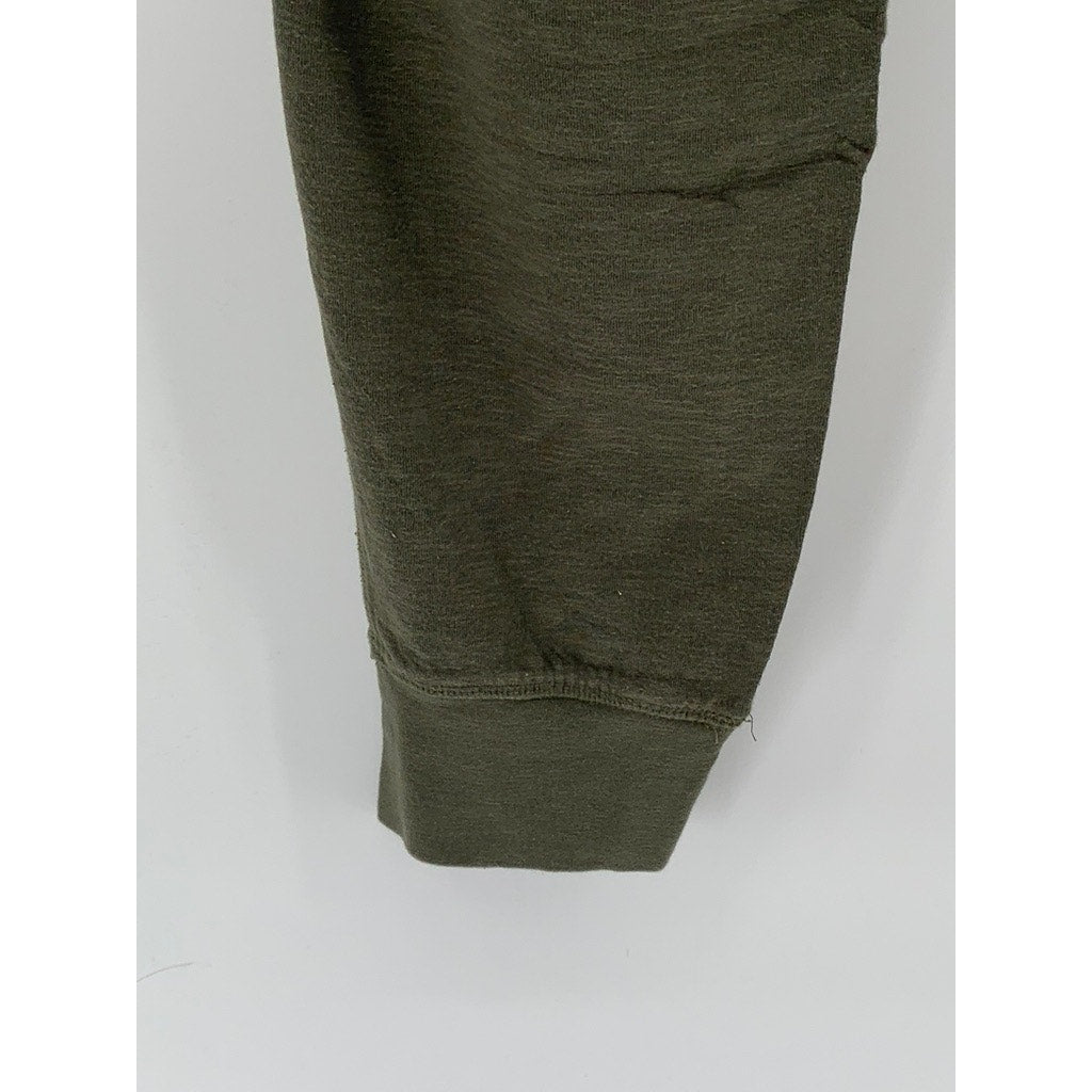 J.CREW Men's Olive Green Drawstring Double-Knit Pull-On Jogger Pant SZ L