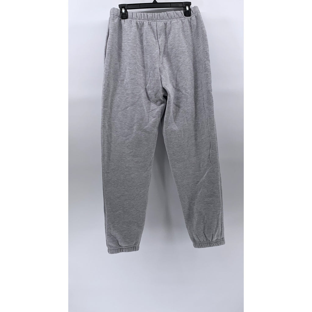 UNBRANDED Women's Light Gray Pull-On Fleece-Lined Casual Sweatpants SZ M