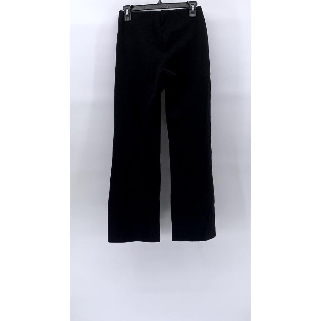 PRIMARK Women’s Black Pull-On Regular- Fit Wide-Leg Pants SZ 6