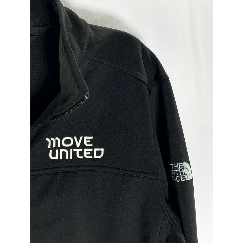 THE NORTH FACE Men's Black " Move United" Zip-Up Ridgewall Soft Shell Jacket SZL