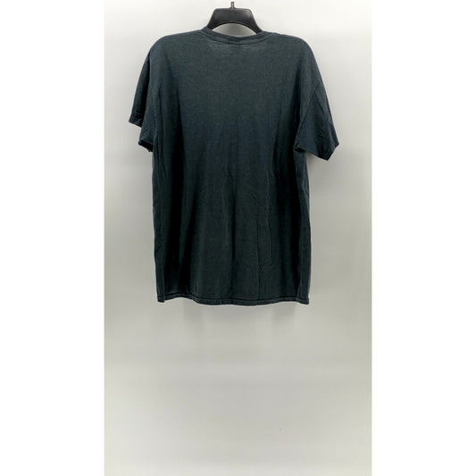 GILDAN Men's Blue Crewneck Renaissance Graphic Short Sleeve Casual T-Shirt SZ L