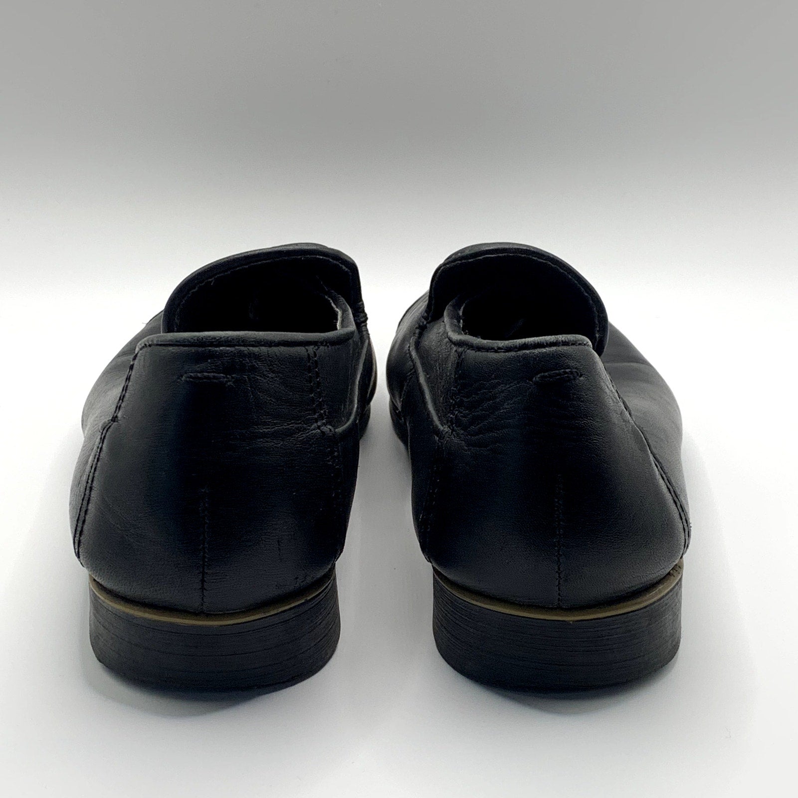 CHELSEA CREW Black Label Women's Black Round-Toe slip-On Shoes SZ 6