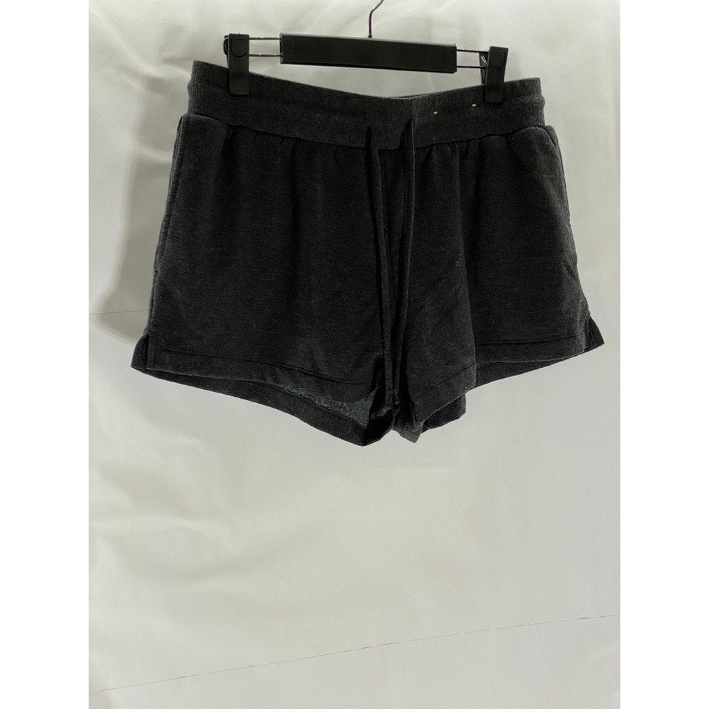 STARS ABOVE Women's Dark Gray Drawstring Casual Pull-On Shorts SZ M