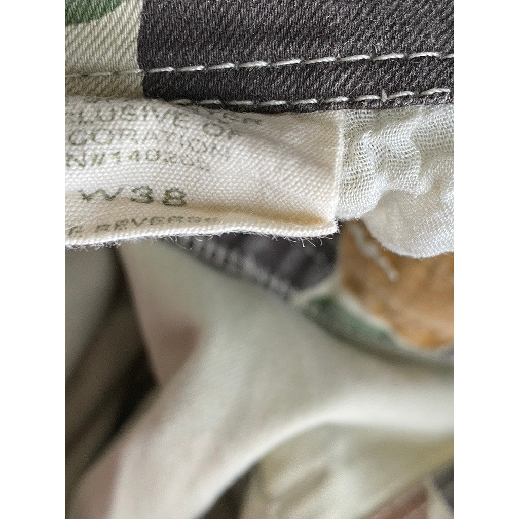 INDIGO PEOPLE Men's Beige-Multi Camo Print Regular-Fit Shorts SZ 38