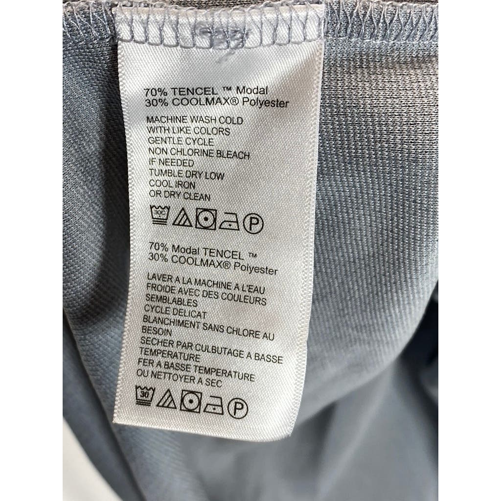 TOMMY BAHAMA Men's Gray IslandZone Short Sleeve Polo Shirt SZ 3XL