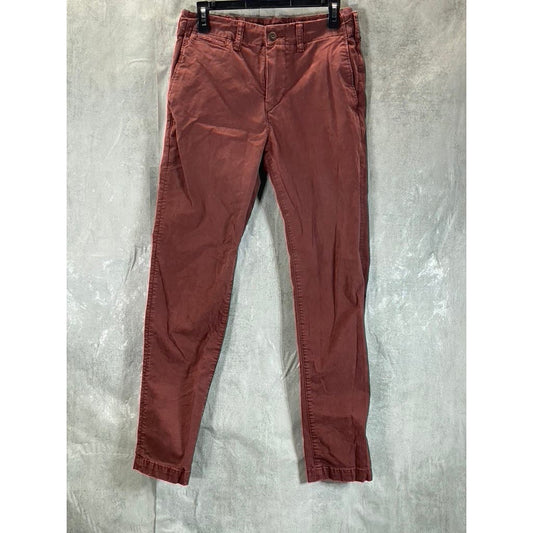 AMERICAN EAGLE OUTFITTERS Men's Brown Corduroy Slim-Fit Pants SZ 29X32