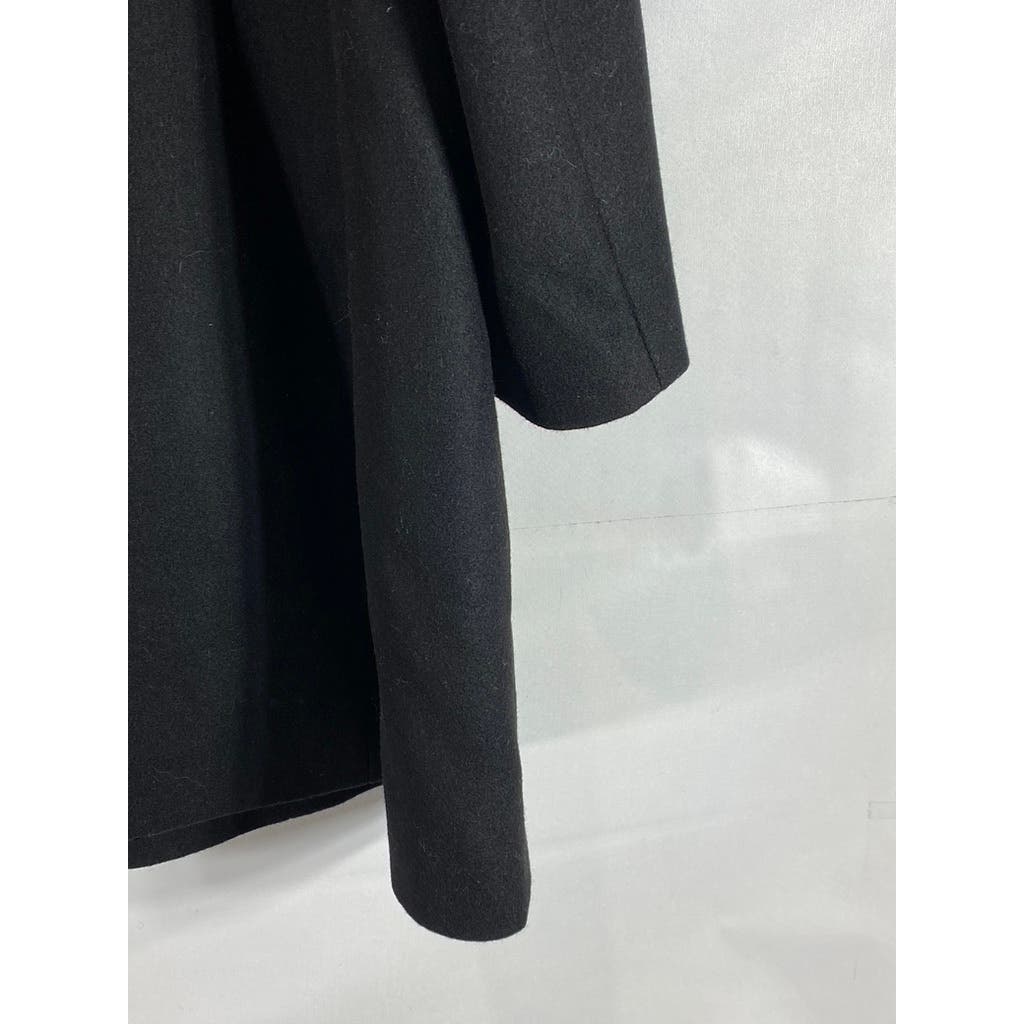 FORECARSTER OF BOSTON Women's Plus Black Wool-Blend Single Breasted Coat SZ 20W
