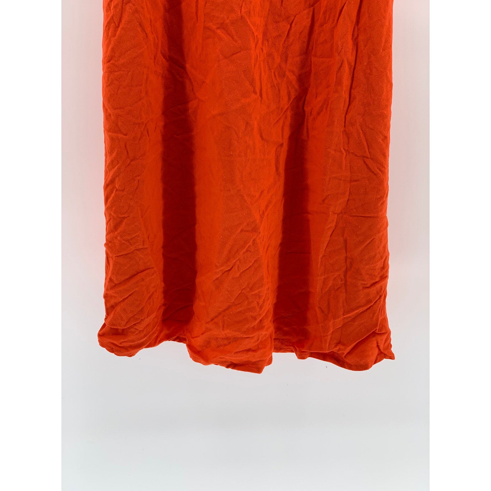 PINK DIAMOND Women's Orange Twist-Knot Cutout Strapless Maxi Dress SZ S