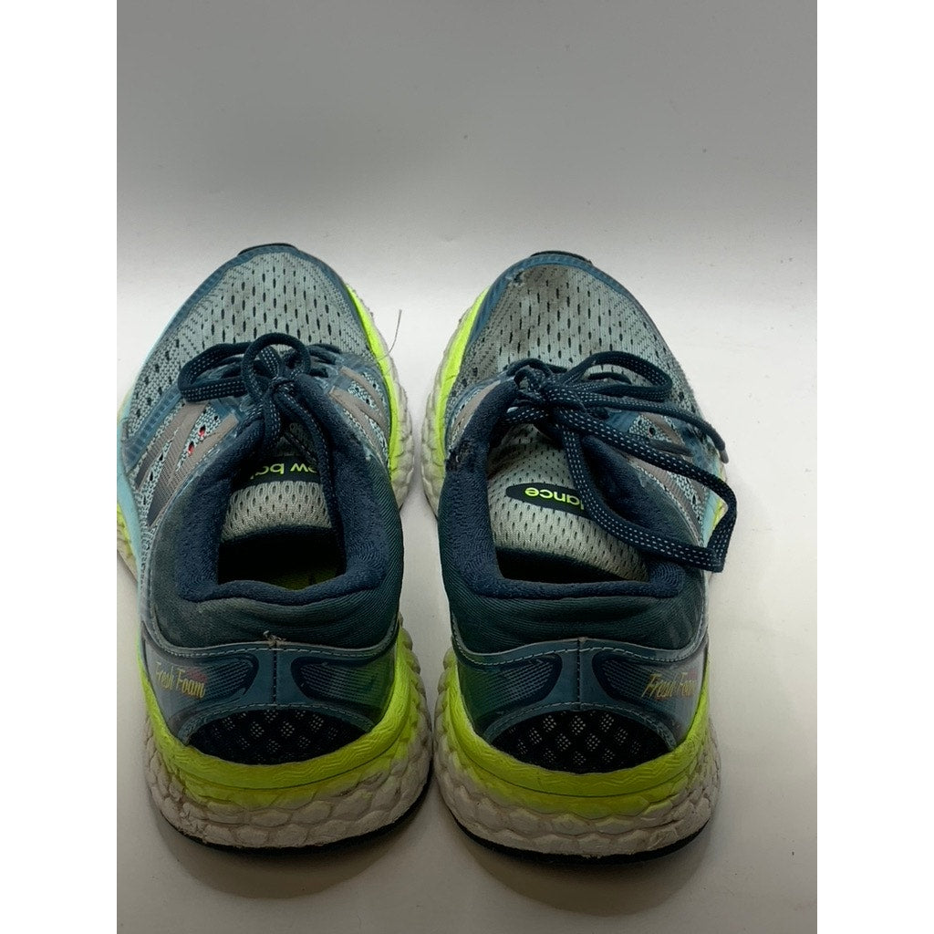 NEW BALANCE Women's Blue-Green Fresh Foam 1080 V7 Sneakers SZ 7.5