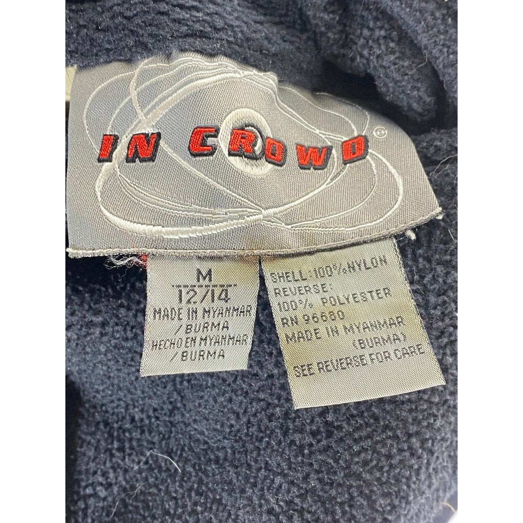 IN CROWD Women's Vintage Tan-Black Reversible Sleeveless Vest SZ M