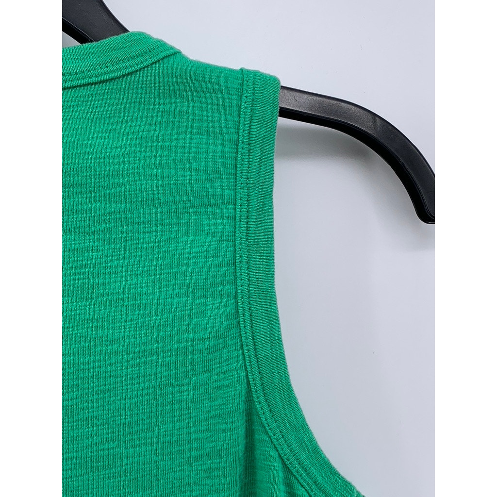 MARLED ESSENTIALS Women's Green Crewneck Tank SZ S