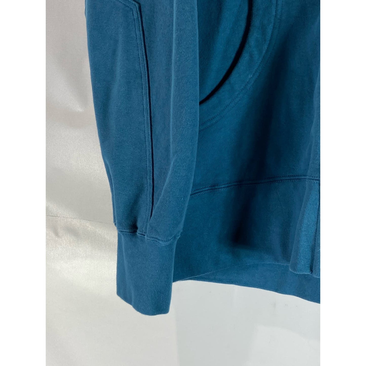 AMERICAN GIANT Blue Cotton Classic Zip-Up Hooded Sweatshirt SZ L