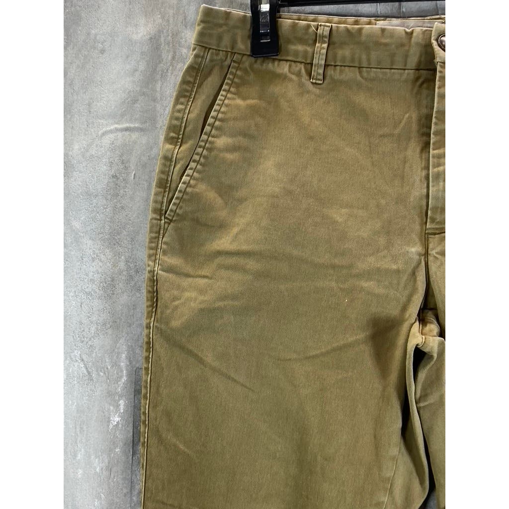 EVERLANE Men's Tan Midweight Athletic-Fit Chino Pants SZ 32X32