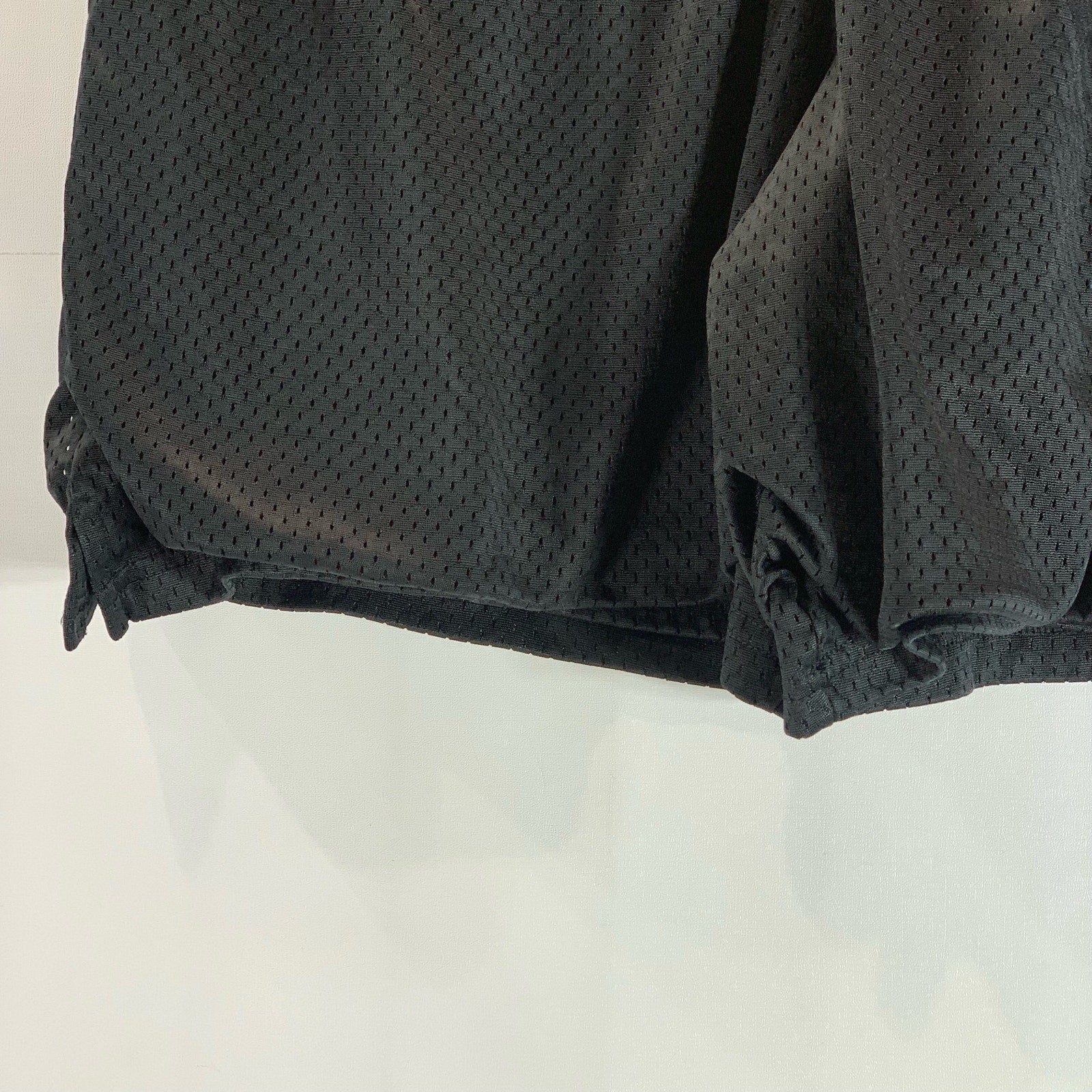 CHAMPION Authentic Men's Black Perforated Elastic Pull-On Active Shorts SZ L