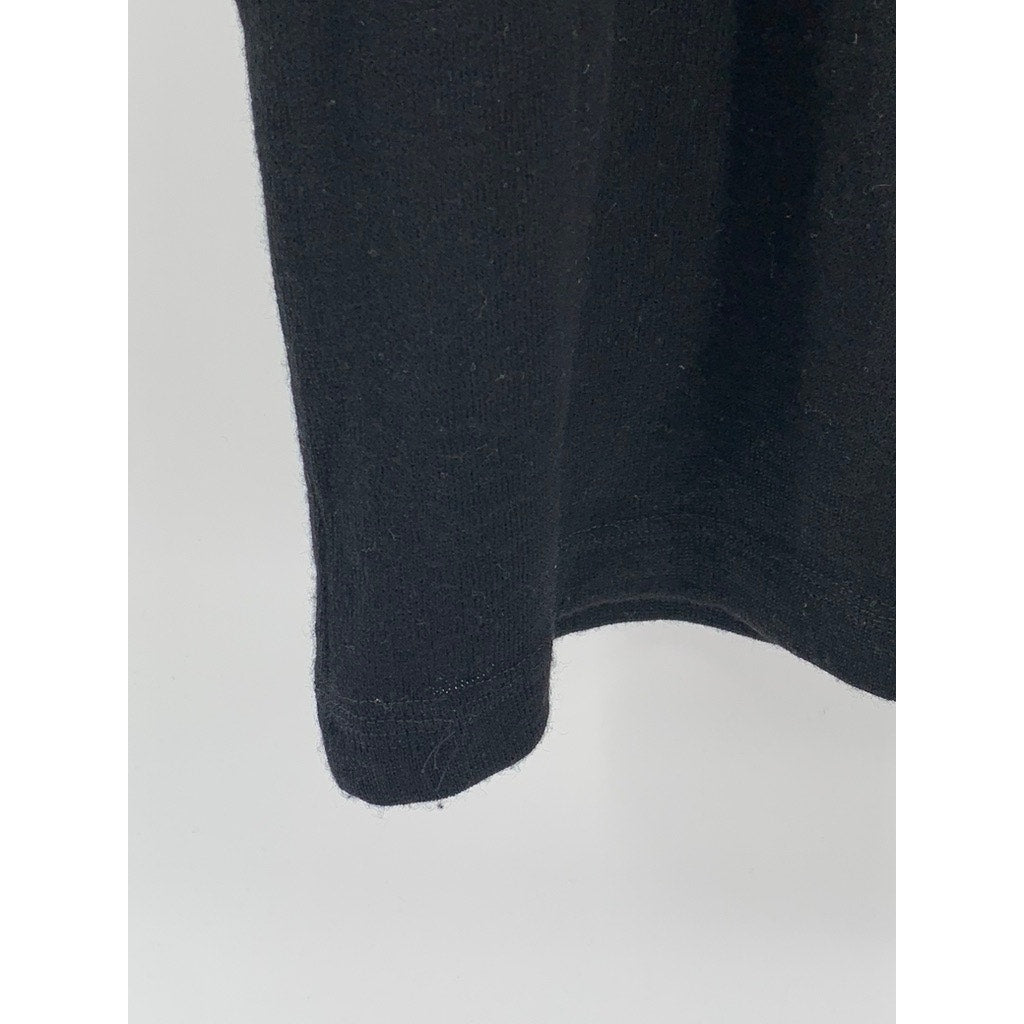 MKM ORIGINALS Men's Black Solid Knit Wool Scoop-Neck Casual Tank SZ S