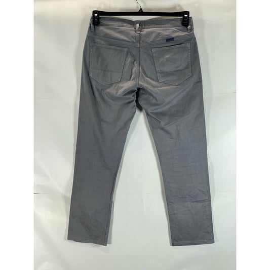 UNTUCKIT Men's Kenzo Gray Straight-Leg Pima Cotton Five-Pocket Jean SZ 32X32