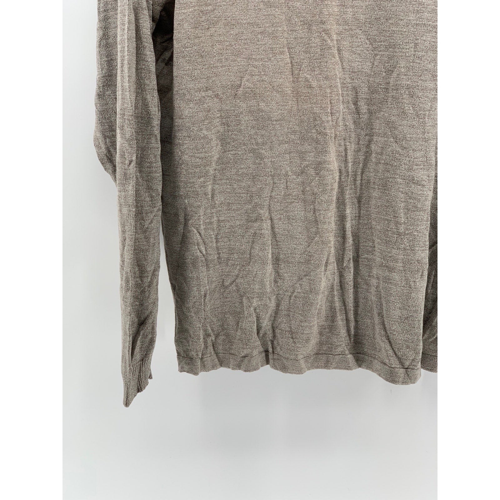 GEOFFREY BEENE Men's Vintage 90's Beige Knit Crewneck Long Sleeve Sweater SZ M