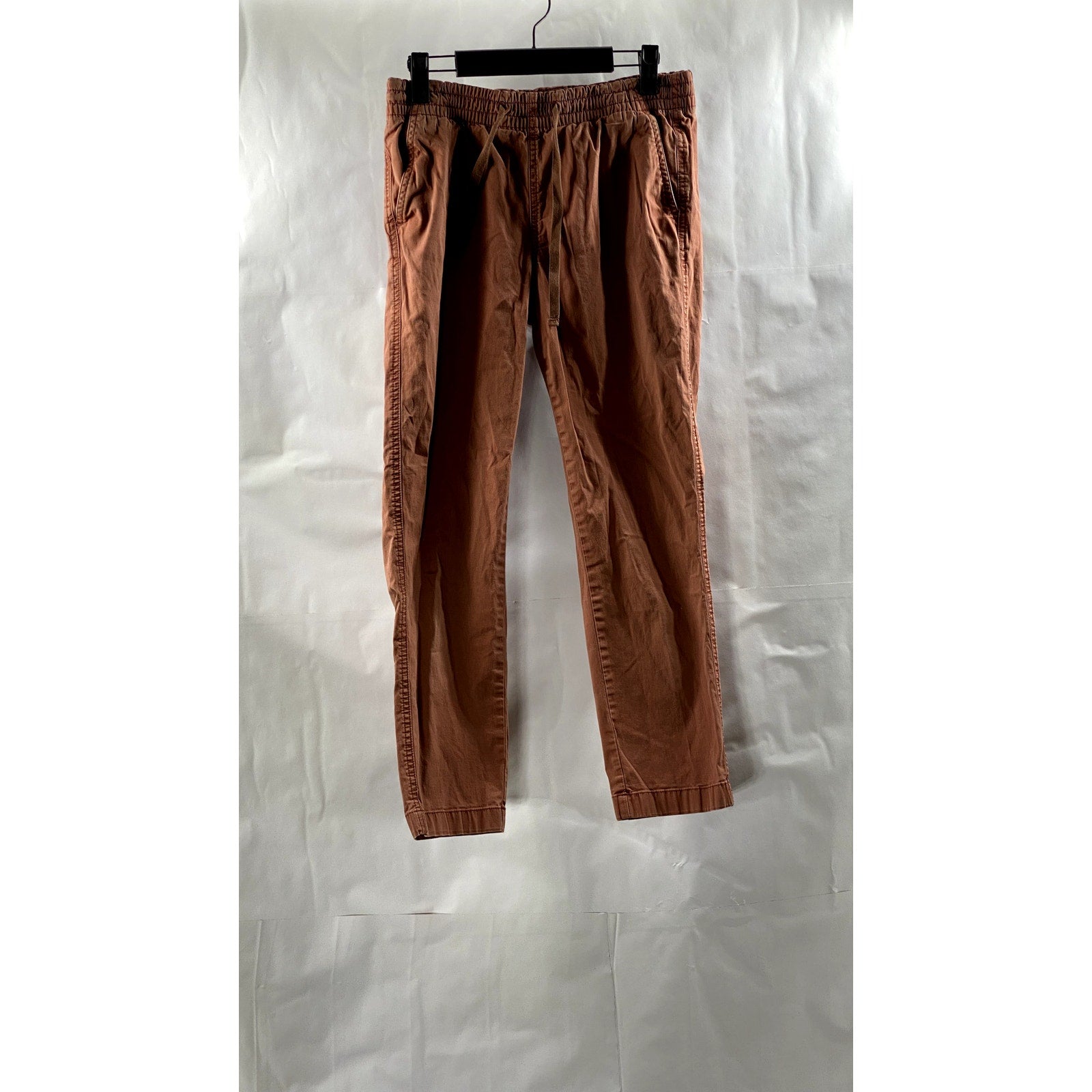 L.L. BEAN Women's Rust Orange Drawstring-Waist Favorite Fit Slim-Leg Pant SZ 6