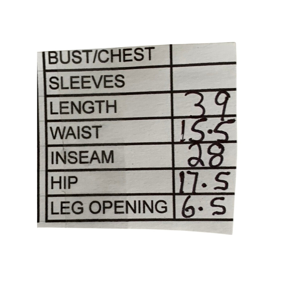 -CIDE Men’s Blue-White Color Block Denim Distressed Straight Leg Jeans SZ 31