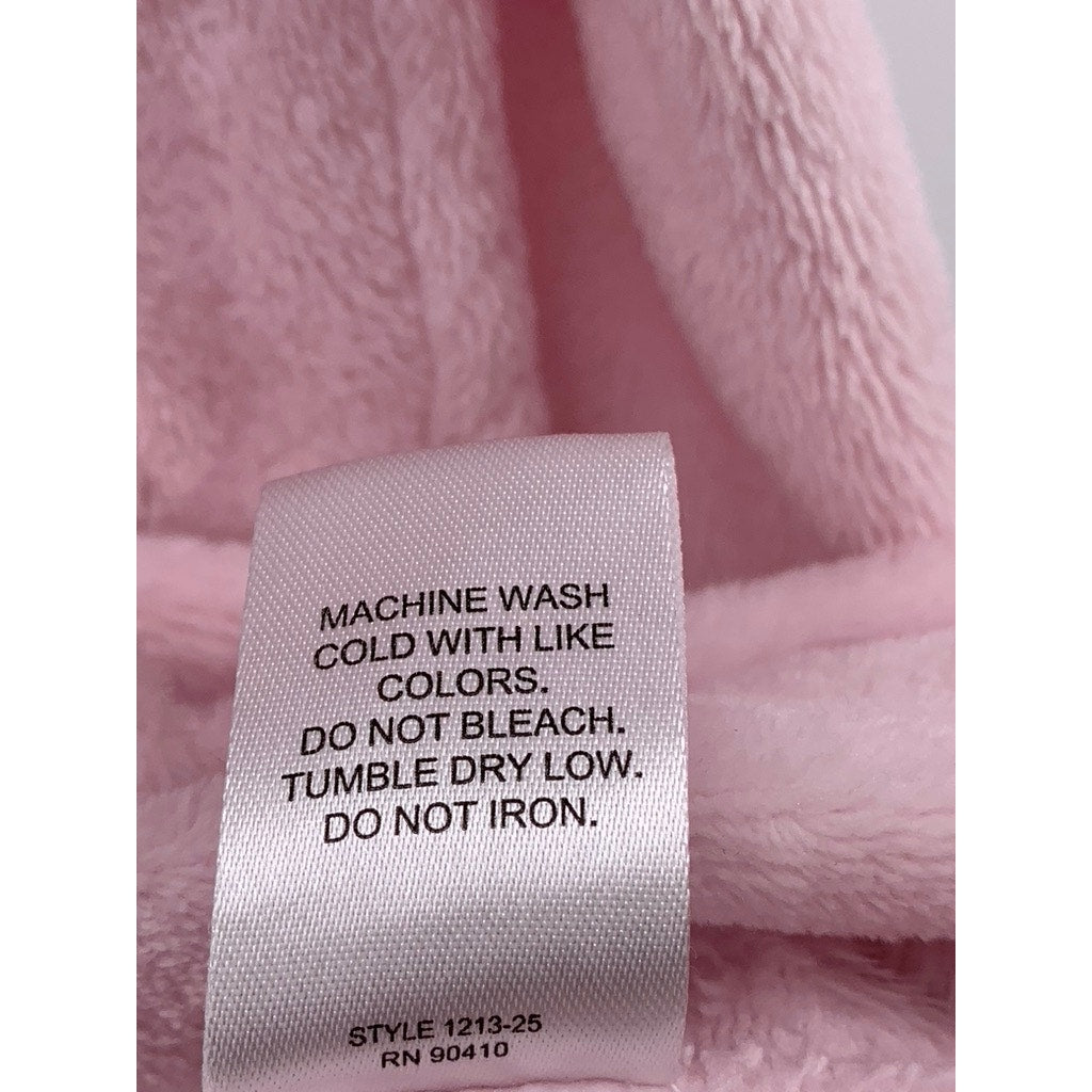 NICOLE MILLER Women's Pink Belted Polyester Robe SZ M