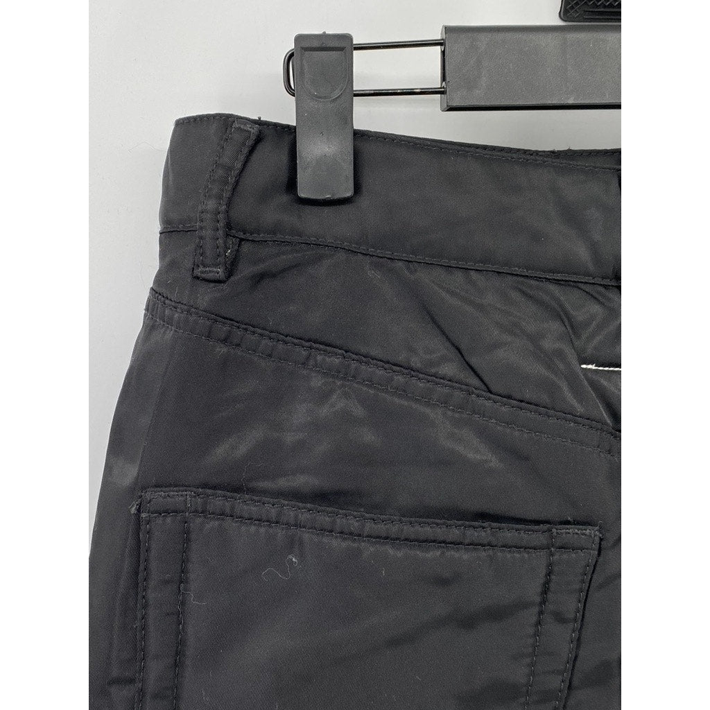 MM6 MAISON MARGIELA Women's Black Padded Straight Mini Skirt SZ 40(US-S)