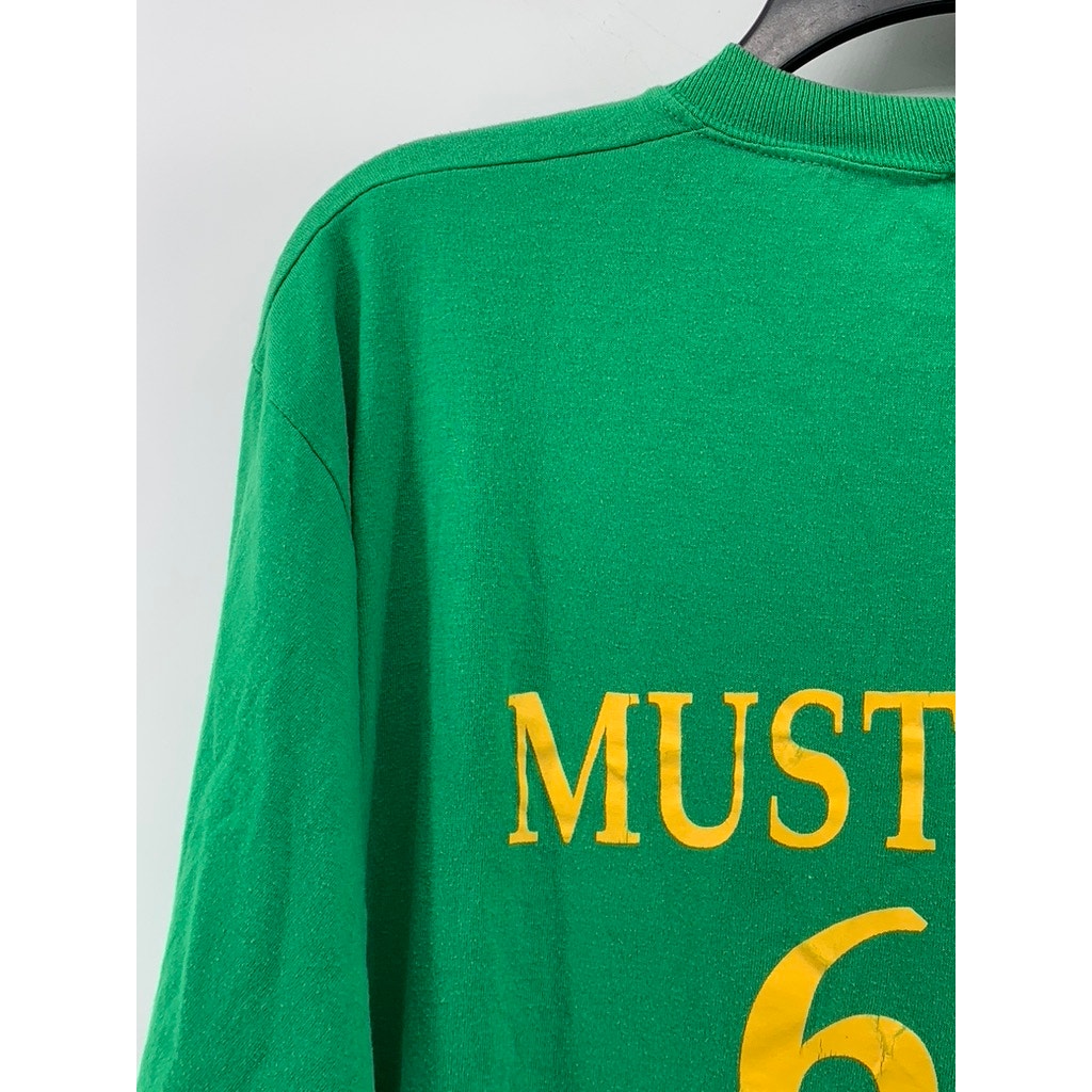 JERZEES Men's Green Vintage Crewneck Short Sleeve T-Shirt SZ XL