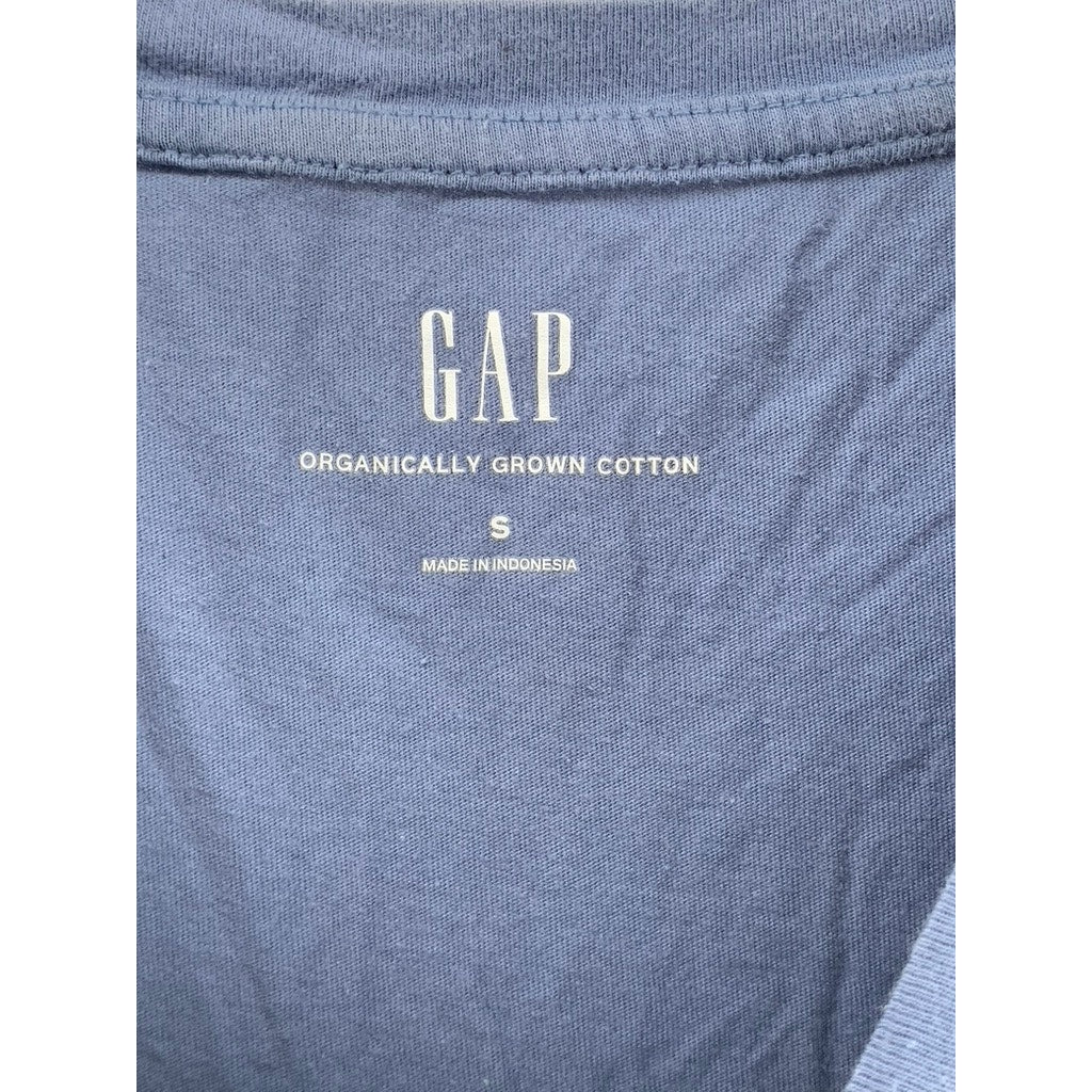 GAP Women's Bainbridge Blue Crewneck T-Shirt SZ S