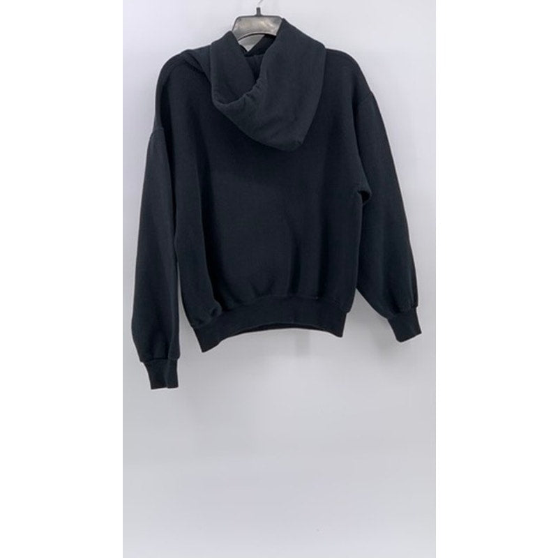 JERZEES Men’s Black Vintage Graphic Hoodie SZ M