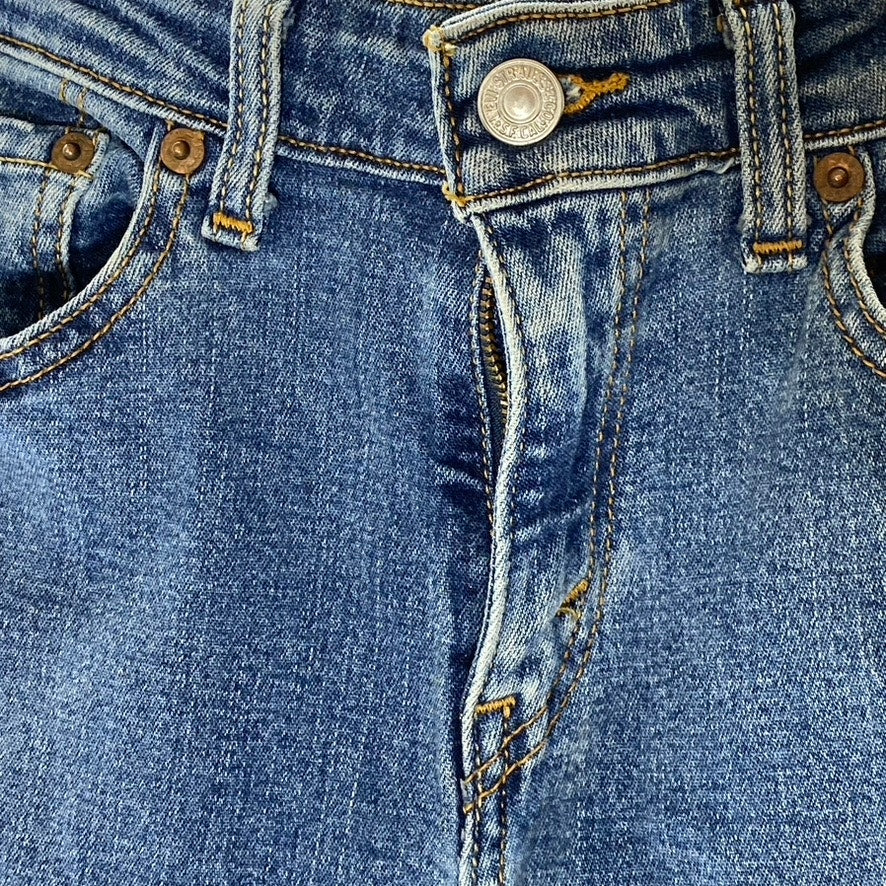 LEVI'S Women's Vintage Blue 519 Low Rise Flare Denim Five-Pocket Jean SZ 5