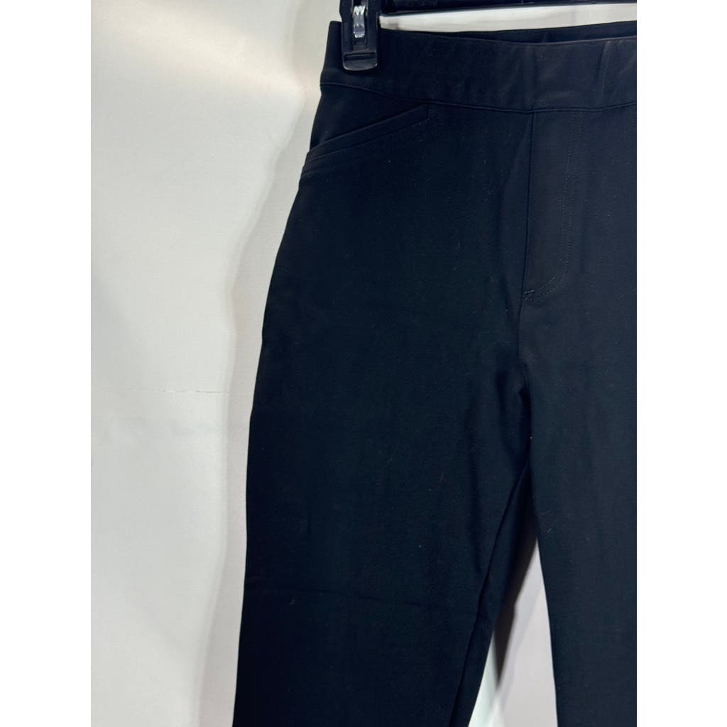 SPANX By Sara Blakely Women's Classic Black High-Rise Backseam Skinny Pant SZ S